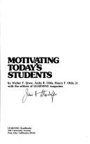 Cover of: Motivating today's students