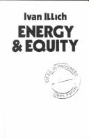 Cover of: Energy and equity