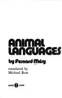 Cover of: Animal languages by Fernand Méry