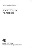 Cover of: Politics in practice