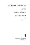 Cover of: The Recent archaeology of the Sydney district by [contributors, J. V. S. Megaw ... et al.] ; editor, J. V. S. Megaw.