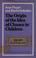 Cover of: The origin of the idea of chance in children