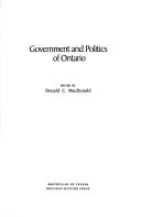 Cover of: Government and politics of Ontario