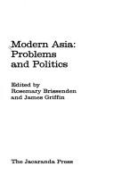 Cover of: Modern Asia by edited by Rosemary Brissenden and James Griffin.