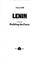 Cover of: Lenin