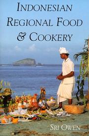 Cover of: Indonesian Regional Food and Cookery by Sri Owen
