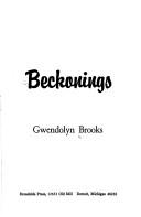 Cover of: Beckonings: [poems]