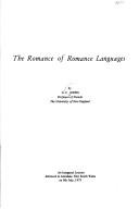 Cover of: The romance of romance languages