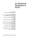 Cover of: An Advanced geography of Africa