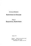 Cover of: Repetition in English