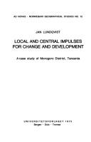 Local and central impulses for change and development by Jan Lundqvist