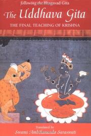 Cover of: Uddhava Gita by Frances Lincoln