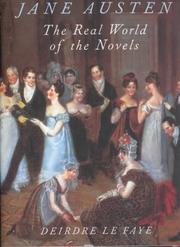 Cover of: Jane Austen by Deirdre Le Faye