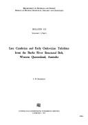 Cover of: Late Cambrian and early Ordovician trilobites from the Burke River Structural Belt, Western Queensland, Australia