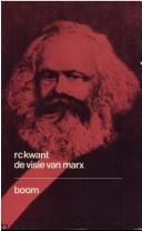 Cover of: De visie van Marx