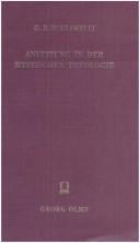 Cover of: Anleitung in der mystischen Theologie: aus d. Italien. : 2 Teile in e. Bd.