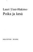 Cover of: Poika ja kesä