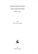 Cover of: Oorkondenboek van Amsterdam tot 1400