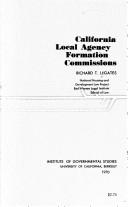 Cover of: California local agency formation commissions