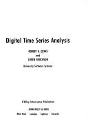 Digital time series analysis by Robert K. Otnes
