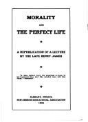 Cover of: Morality and the perfect life.