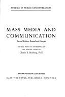 Cover of: Mass media and communication by edited, with an introd. and special notes, by Charles S. Steinberg.