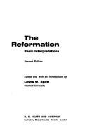 Cover of: The Reformation; basic interpretations.