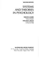 Cover of: Systems and theories in psychology by Melvin Herman Marx, Melvin Herman Marx