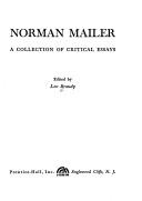 Cover of: Norman Mailer: a collection of critical essays