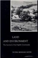 Cover of: Land and environment: the survival of the English countryside.