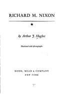 Cover of: Richard M. Nixon | Arthur J. Hughes