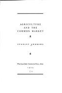 Cover of: Agriculture and the Common Market. by Stanley Andrews