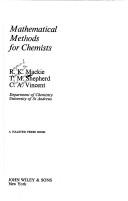 Cover of: Mathematical methods for chemists