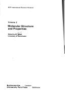 Cover of: Molecular structure and properties.