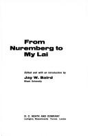 Cover of: From Nuremberg to My Lai. by Jay W. Baird