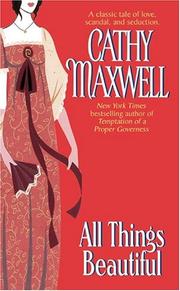 Cover of: All Things Beautiful (Monogram) by Cathy Maxwell, Cathy Maxwell