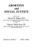 Cover of: Abortion and social justice.