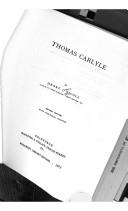 Cover of: Thomas Carlyle.