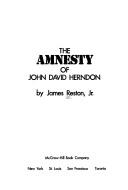 Cover of: amnesty of John David Herndon