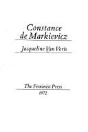 Constance de Markievicz by Jacqueline Van Voris