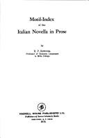 Motif-index of the Italian novella in prose by Dominic Peter Rotunda