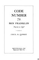 Cover of: Code number 72: Beu Franklin, patriot or spy?.