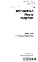 Cover of: Individualized fitness programs.