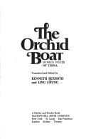 Cover of: The orchid boat: women poets of China