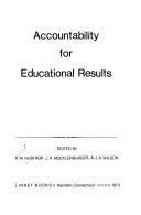 Cover of: Accountability for educational results