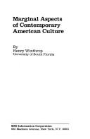 Cover of: Marginal aspects of contemporary American culture.