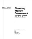 Cover of: Financing modern government: the political economy of the public sector.