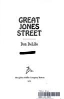 Great Jones Street by Don DeLillo