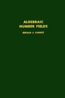 Cover of: Algebraic number fields by Gerald J. Janusz