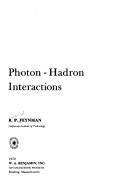 Photo-Hadron Interactions by Richard Phillips Feynman